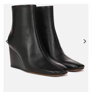 VINCE- Leather Ankle boots- one time worn